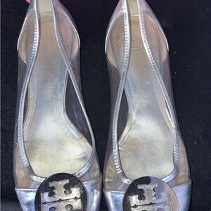 Tory Burch Silver Women's Shoes: Size 7.5 Medium